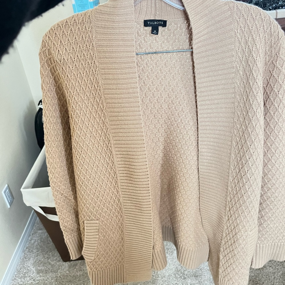 Talbots Wool Blend Cardigan Sweater